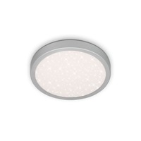 Kruhová - BRILO 3048014 LED stropní svítidlo pr. 28 cm 18W 2000lm stříbrná (starý kód: BRILO 3048-014) - BRILO