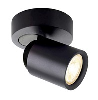 Bodová - IMPR 348172 Deko-Light stropní přisazené svítidlo Librae Roa I 220-240V AC/50-60Hz GU10 1x max. 50,00 W tmavě černá RAL 9005 - LIGHT IMPRESSIONS