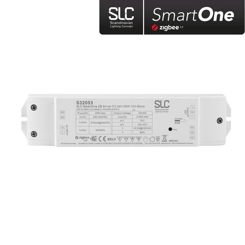 Stabilizované napětí - SLC S32053 SLC SmartOne Power Supply CV 24V 50W Mono Zigbee - TLG - foto 1
