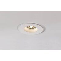 Sádrová - LA 148070 PLASTRA typu downlight, GU10, kulaté, bílá sádra - BIG WHITE (SLV)