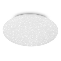 Kruhová - BRILO 3958416 BRILONER Git stropní svítidlo pr.38 cm - 18W, 2200lm, LED, hvězdné nebe, neutrální bílá, bílé 3958416