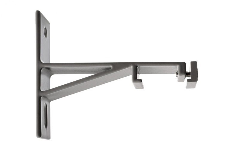 Lišty a příslušenství IVELA - IMPR 710105 Deko-Light 3-fázový kolejnicový systém - D Line držák na zeď, šedá - LIGHT IMPRESSIONS - foto 1