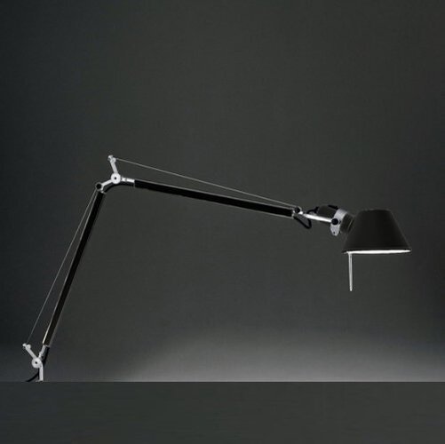 Stolní lampy pracovní - AR A004430 Stolní lampa TOLOMEO halo těleso bez podstavce černá 70W - ARTEMIDE - foto 1