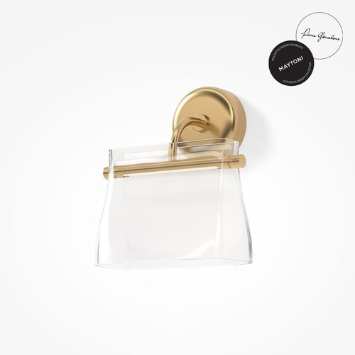 Dekorativní - M MOD170WL-L8BS3K2 Nástěnné svítidlo Cabaret 3000K 8W teplá bílá 850lm mosaz kov sklo - MAYTONI - foto 1