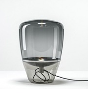 Stojací lampy - BRO PC00857_006 Svítidlo stojací Balloons MEDIUM výška 60cm E27 šedá kouřová / černý chrom / kabel černý - BROKIS C