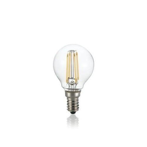 E14 - ILUX 271620 LED Filamentová žárovka Ideal Lux Sfera Trasparente 271620 E14 4W 430lm 3000K CRI90 čirá nestmívatelná - IDEALLUX - foto 1