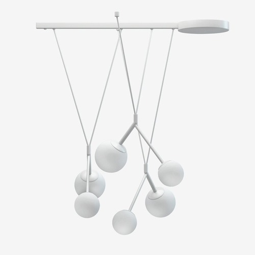 Vícečetná - LU ZL3.L2.Z80.61M DALI2 Závěsné svítidlo ZED 34,8W LED 4000K sklo černá opál ZL3.L2.Z80.61L DALI - LUCIS - foto 1