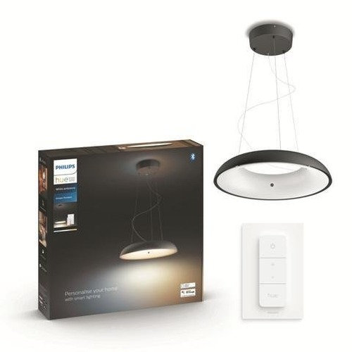SmartHome Paul Neuhaus - PH 8719514341074 Hue LED White Ambiance Závěsné svítidlo Philips Amaze BT 8719514341074 25W 2900lm 2200-6500K IP20 24V, černé s dálkovým ovladačem a Bluetooth - PHILIPS (929003054901) - foto 1