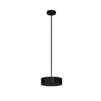 Kruhová - OS KRU60174 KRUGER P1 FC závěsné plastové svítidlo černá IP40 3000 K 18W LED - OSMONT