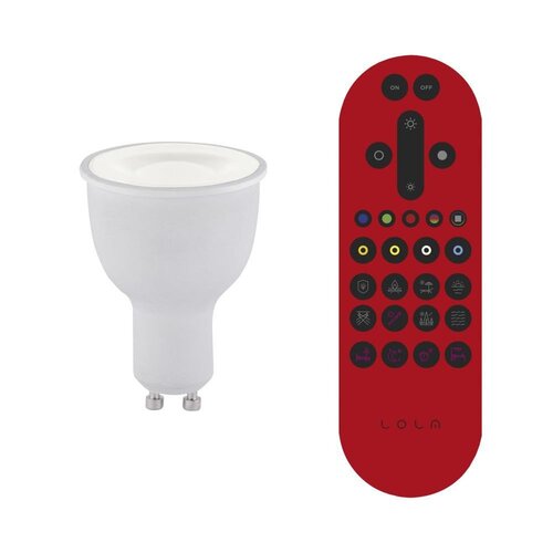 GU10/GZ10 - LD 08246-1 LOLAsmart - BULB LED žárovka RGB+W a Smart Home s GU10 MEDION RGB+2700-5000K - LEUCHTEN DIREKT / JUST LIGHT - foto 1
