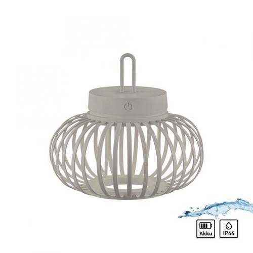 Na stůl - LD 19303-40 AKUBA LED stolní lampa průměr 25cm moblní na baterie USB IP44 stmívatelné dotykem 2700K - JUST LIGHT - foto 1