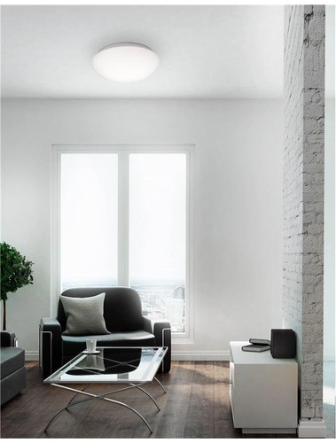 Plafoniéry - NV 832403 Stropní svítidlo BREST stropní svítidlo bílé opálové sklo a kov E27 2x12W - NOVA LUCE - foto 1