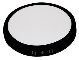 LED panely - 24W LED povrchový panel Round 3CCT Black
