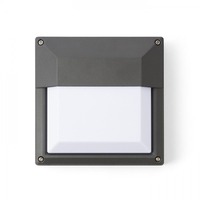 Nástěnná - RED R12566X VÝPRODEJ VZORKU - DELTA 215 nástěnná antracitová 230V E27 18W IP54 - RED - DESIGN RENDL