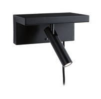 Dekorativní - P 71107 LED nástěnné svítidlo 3-krokové-stmívatelné Jerik USB C 3000K 230V 2,4W stmívatelné černá mat - PAULMANN