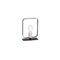 Stolní lampy dekorační - FAN I-SMITH-L1 Stolní lampa LUME SMITH černá/zlatá, 1xE27, 19,5 x 19,5 x 24,8 cm - FANEUROPE