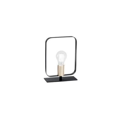 Stolní lampy dekorační - FAN I-SMITH-L1 Stolní lampa LUME SMITH černá/zlatá, 1xE27, 19,5 x 19,5 x 24,8 cm - FANEUROPE - foto 1