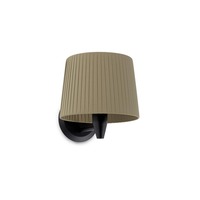 Dekorativní - FARO 64307-37 SAMBA černá/skládaná zelená nástěnná lampa - FARO