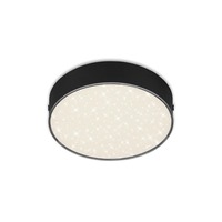 Kruhová - BRI 7072-415 LED stropní svítidlo hvězdné nebe, pr. 15,7 cm, 11 W, černá - BRILONER