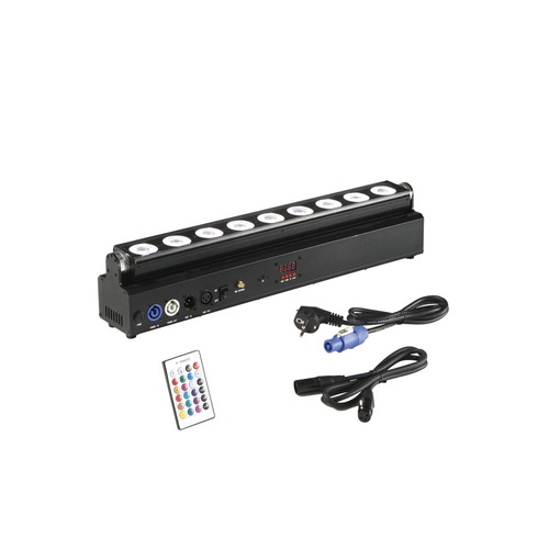 Zápichy - FAN LED-SHOW-WW9 Venkovní reflektor WALLWASHER LED SHOW dobíjecí 9x18 W RGBW+UV Wi‑Fi Smart Tuya DMX 512 dálkové ovládání - FANEUROPE - foto 1