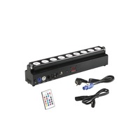Zápichy - FAN LED-SHOW-WW9 Venkovní reflektor WALLWASHER LED SHOW dobíjecí 9x18 W RGBW+UV Wi‑Fi Smart Tuya DMX 512 dálkové ovládání - FANEUROPE