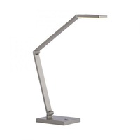 Stolní lampy pracovní - PN 4304-55 LED stolní lampa SAMSKY, stříbrná, stmívatelné, nastavitelná výška, paměťová funkce, 2700-5000K - PAUL NEUHAUS