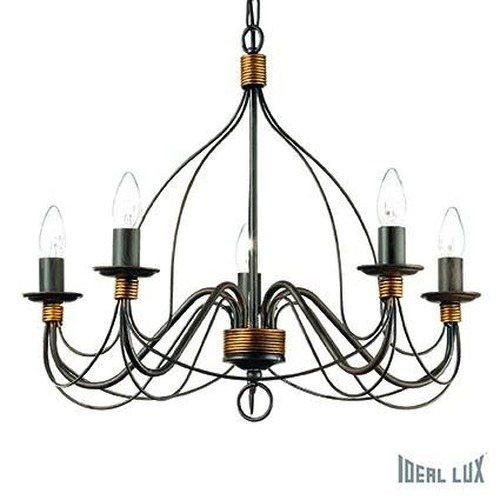 Dekorativní - ILUX 057187 Závěsné svítidlo Ideal Lux Corte SP5 ruggine 057187 - IDEALLUX - foto 1