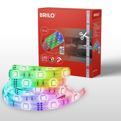 BRILO 2024-300 RGB LED pásek 1000 cm 0,08W bílé - BRILO - foto 1