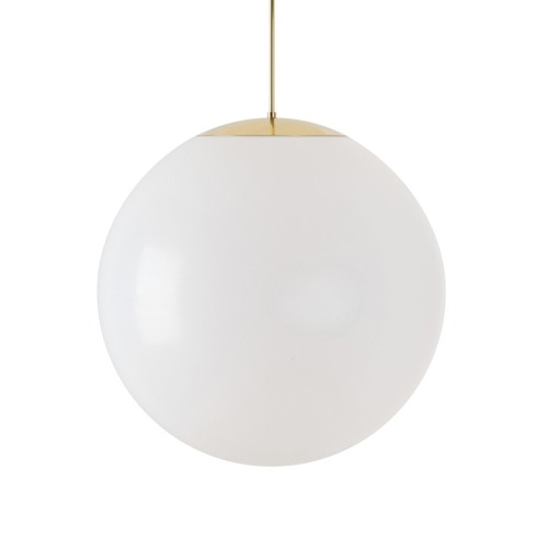 Koule - OS ISI60072 ISIS P5 PM HP závěsné plastové svítidlo mosaz / bílá IP40 3000 K 65W LED - OSMONT - foto 1