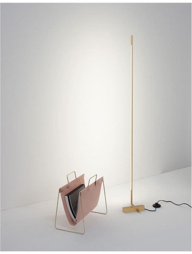 Stojací lampy - NV 9180726 Stojací lampa RACCIO zlatý kov a akryl LED 17.3W 230V 3000K IP20 - NOVA LUCE - foto 1