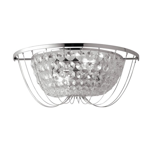 Dekorativní - FAN I-VIENNA-AP CR Nástěnné svítidlo VIENNA chrom, 2xE14, 35 x 20 x 13,5 cm - FANEUROPE - foto 1