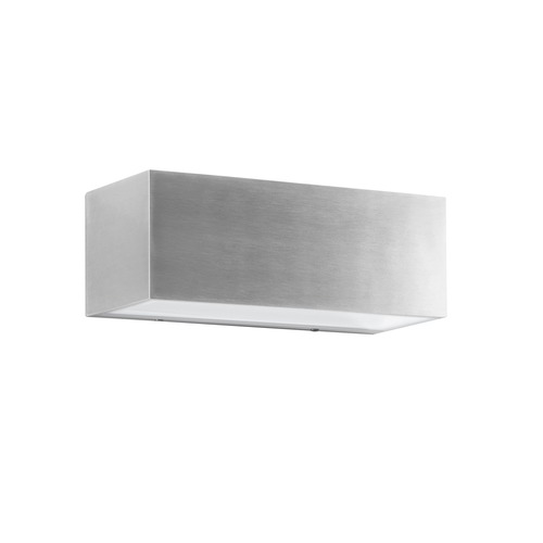 Nástěnná - FAN LED-W-TWIN-XL NIK Venkovní nástěnné svítidlo LED TWIN nikl hliník 35W 4440lm 4000K IP54 10,8x30x12 cm - FANEUROPE - foto 1