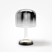 Stolní lampy dekorační - M MOD286TL-L18B3K Stolní lampa Spirito 3000K 18W teplá bílá černý kov sklo stmívatelná - MAYTONI