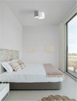 Dekorativní - NV 9555804 Stropní svítidlo BRYSON bílá kovovová základna bílé a šedé stínítko E27 2x12W 230V IP20 bez žárovky - NOVA LUCE