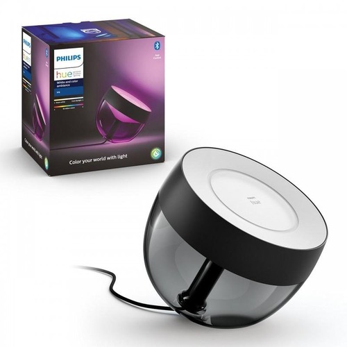 SmartHome Paul Neuhaus - PH 8719514264489 Hue LED White and Color Ambiance Bluetooth Stolní lampa Iris 8719514264489 8,1W 570lm 2000-6500K RGB IP20 černá - PHILIPS (929002376201) - foto 1