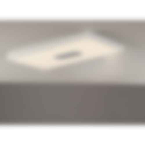 Hranatá - FAN LED-PANEL-30X60-DJ LED panel bílá akrylát / hliník 23 W 3360 lm CCT stmívatelné dálk. ovladačem vč. speaker modrá Bluetooth 29,5 x 59 x 3,8 cm - FANEUROPE - foto 1