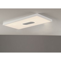Hranatá - FAN LED-PANEL-30X60-DJ LED panel bílá akrylát / hliník 23 W 3360 lm CCT stmívatelné dálk. ovladačem vč. speaker modrá Bluetooth 29,5 x 59 x 3,8 cm - FANEUROPE