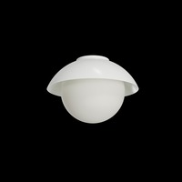Kruhová - OS LUK60500 LUKIDA 2 stropní/nástěnné skleněné svítidlo bílá IP65 4000 K 20W LED - OSMONT
