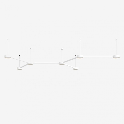 Dekorativní - LU 28.K1.60 Závěsné svítidlo INFINITY II 108,4W LED 3000K akrylátové sklo bílá 28.K1.60 - LUCIS - foto 1