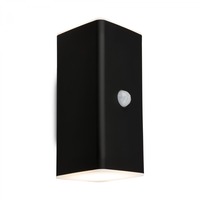 Nástěnná - BRI 3788015 Kona LED venkovní nástěnné svítidlo, pohybové čidlo, soumrakový senzor, nabíjecí - BRILONER