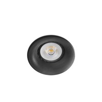 Kruhová - FARO 43409 NEÓN R zapuštěné stropní svítidlo, černá - FARO