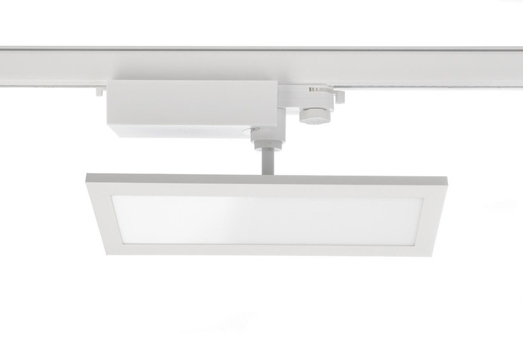 Svítidla - IMPR 707134 Deko-Light kolejnicový systém 3-fázový 230V Panel Track Light, 20 W, 3000 K, bílá 110-240V AC/50-60Hz 20,00 W 3000 K bílá RAL 9016 300 mm - foto 1