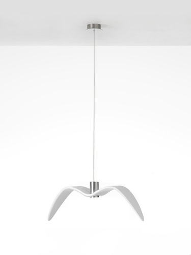 Dekorativní - BRO PC00964_004 Night Birds, závěsné svítidlo, 5W LED, triplex opal BROKISGLASS / transparentní kabel, délka 61cm - BROKIS A - foto 1