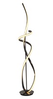 Stojací lampy - GT 3064-105 Stojací lampa Bandol 40W 4000lm 3000K černý chrom - GeeTi