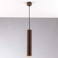 Dekorativní - FAN I-FLUKE-S30 BRO Závěsné svítidlo Fluke, kruhové, corten, 1 x GU10, 5,5 x 6 x 200 cm - FANEUROPE