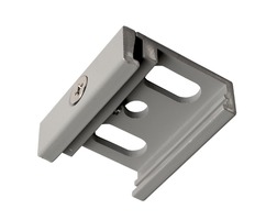 Lišty a příslušenství IVELA - IMPR 710064 Deko-Light kolejnicový systém 3-fázový 230V D Line montážní držák na strop Flex šedá RAL 7040 40  - LIGHT IMPRESSIONS