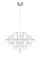 Kruhová - MAR 108870 Efesos lustr ocel 80 cm - Markslöjd