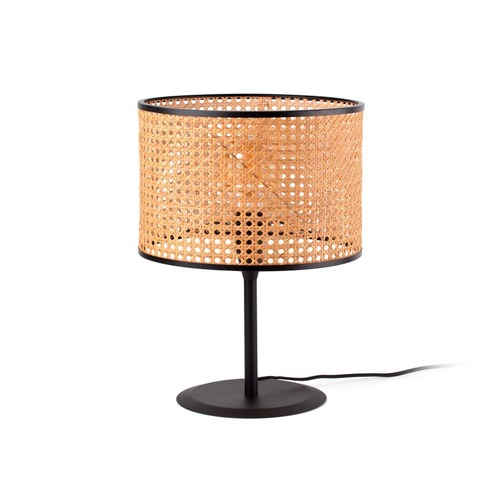 Stolní lampy dekorační - FARO 64311-48 MAMBO černá/ratan stolní lampa - FARO - foto 1