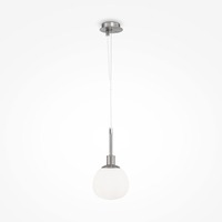 Koule - M MOD221-PL-01-N Závěsné svítidlo Erich 40W E14 bílá matné sklo nikl kov - MAYTONI