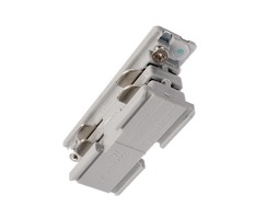 Lišty a příslušenství IVELA - IMPR 710016 Deko-Light kolejnicový systém 3-fázový 230V D Line elektrická spojka 230V šedá RAL 7040 68  - LIGHT IMPRESSIONS